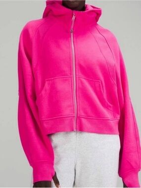 lululemon athletica Sonic Pink Full-Zip Scuba Hoodie